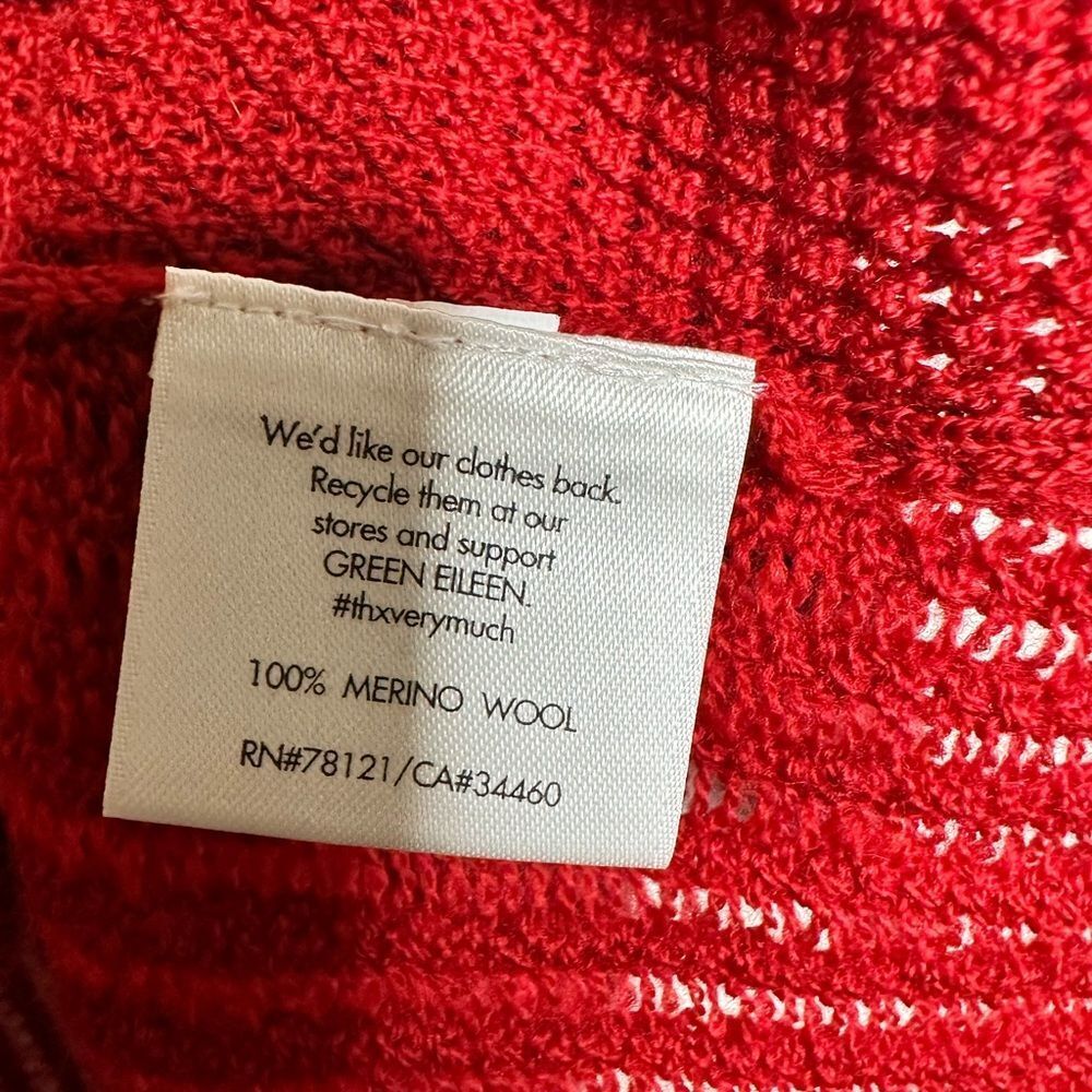 Eileen Fisher V‎ Neck pullover - Picture 3 of 7